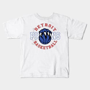 Detroit Pistons Basketball Kids T-Shirt